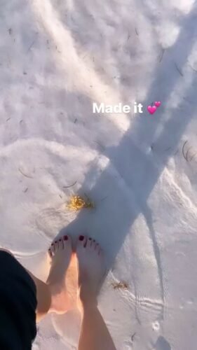 Xenia Tchoumitcheva Feet Toes And Soles 1093