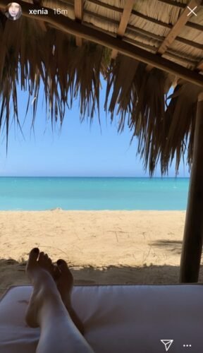 Xenia Tchoumitcheva Feet Toes And Soles 1096