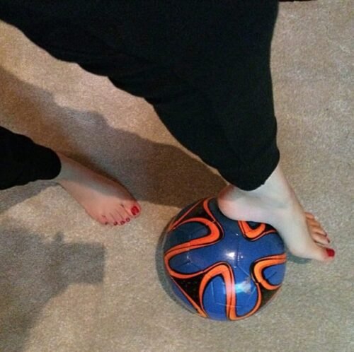 Xenia Tchoumitcheva Feet Toes And Soles 1105