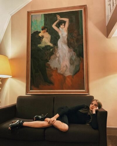 Xenia Tchoumitcheva Feet Toes And Soles 1118