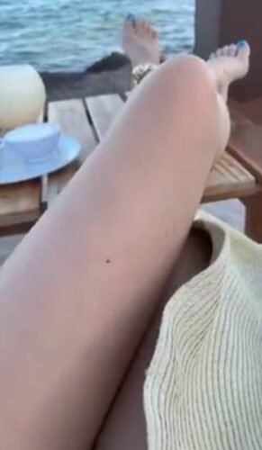 Xenia Tchoumitcheva Feet Toes And Soles 1159