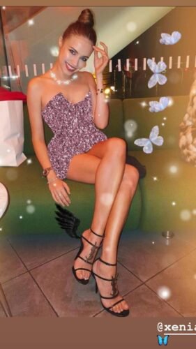 Xenia Tchoumitcheva Feet Toes And Soles 1388