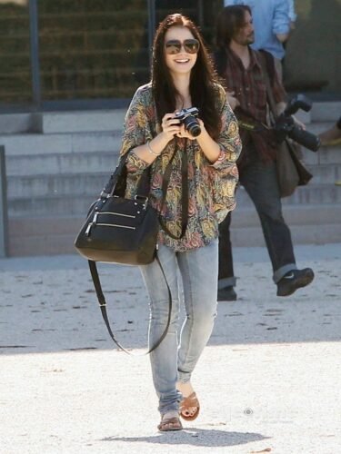 Lily Collins Feet Toes And Soles 160