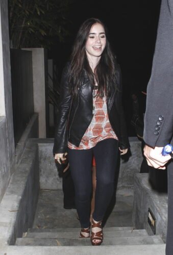 Lily Collins Feet Toes And Soles 173