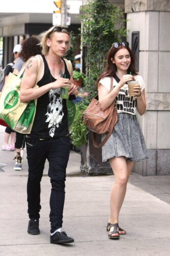 Lily Collins Feet Toes And Soles 199