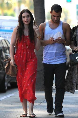 Lily Collins Feet Toes And Soles 549