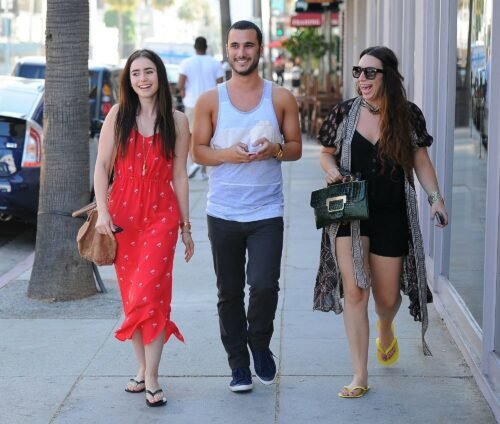 Lily Collins Feet Toes And Soles 550