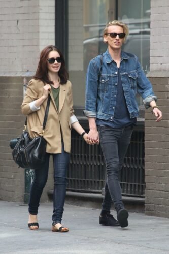 Lily Collins Feet Toes And Soles 558