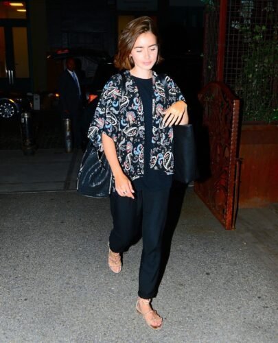 Lily Collins Feet Toes And Soles 572