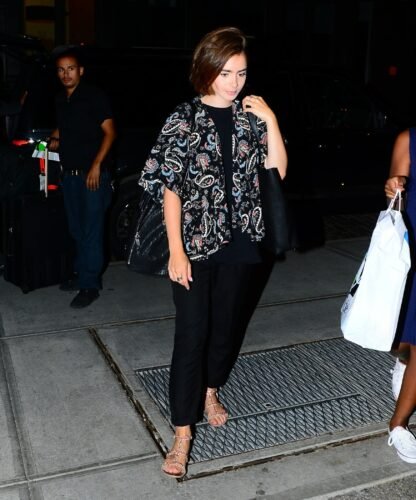 Lily Collins Feet Toes And Soles 574