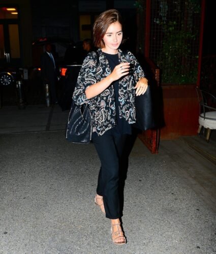 Lily Collins Feet Toes And Soles 578