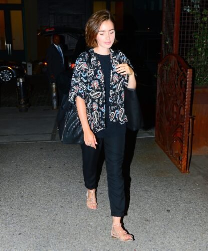 Lily Collins Feet Toes And Soles 583