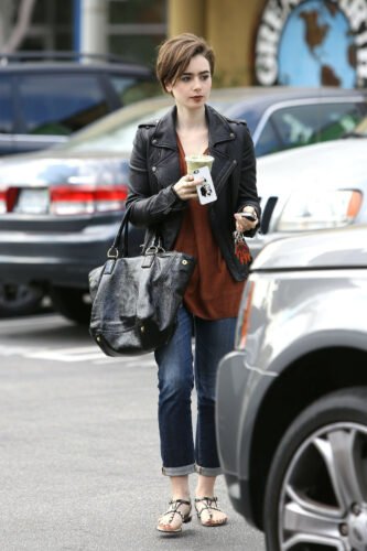 Lily Collins Feet Toes And Soles 617