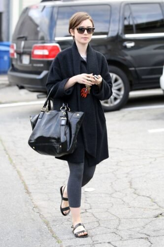 Lily Collins Feet Toes And Soles 622