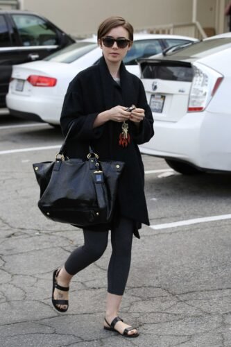 Lily Collins Feet Toes And Soles 626