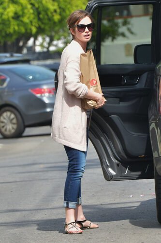 Lily Collins Feet Toes And Soles 632