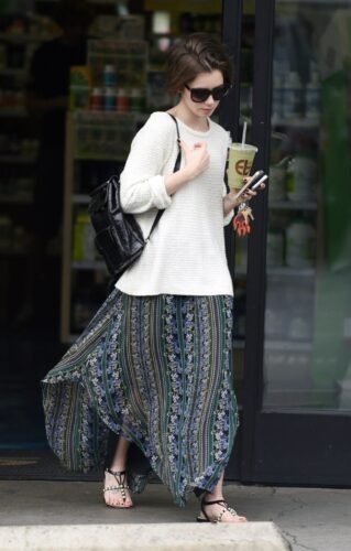 Lily Collins Feet Toes And Soles 634