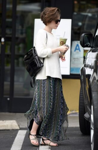 Lily Collins Feet Toes And Soles 637