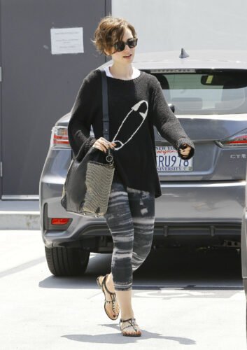 Lily Collins Feet Toes And Soles 676