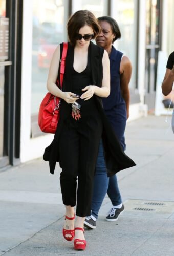 Lily Collins Feet Toes And Soles 881