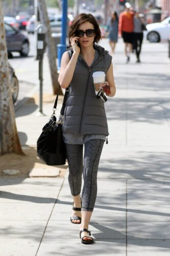 Lily Collins Feet Toes And Soles 891