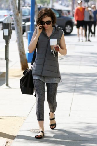 Lily Collins Feet Toes And Soles 892