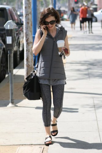 Lily Collins Feet Toes And Soles 894