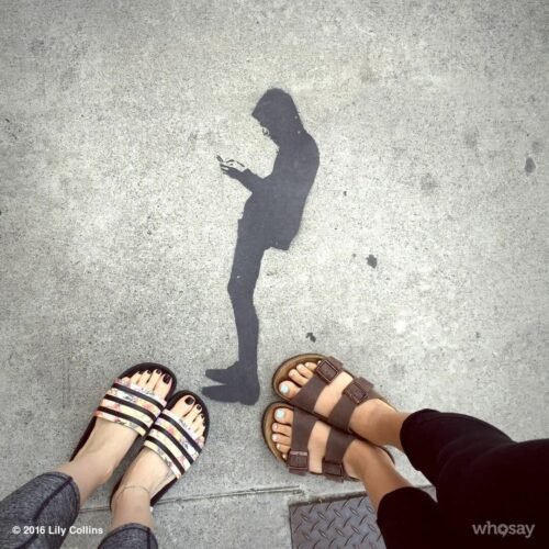 Lily Collins Feet Toes And Soles 937