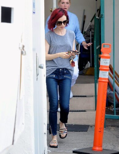 Lily Collins Feet Toes And Soles 948