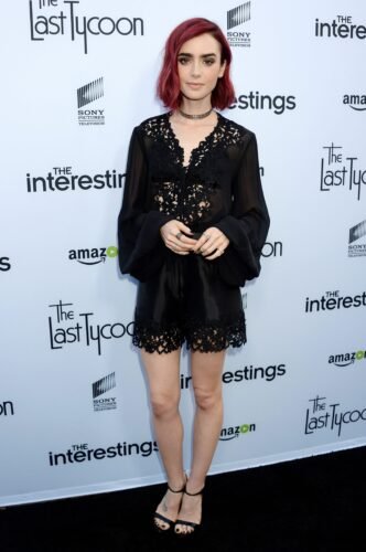 Lily Collins Feet Toes And Soles 949