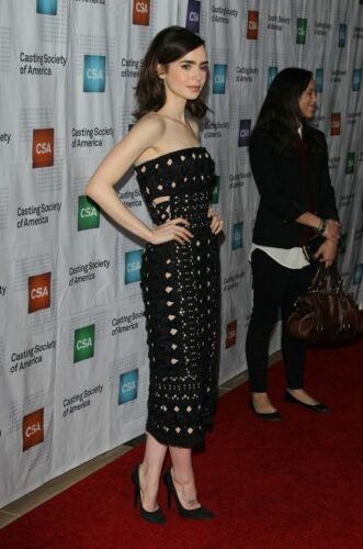 Lily Collins Feet Toes And Soles 995