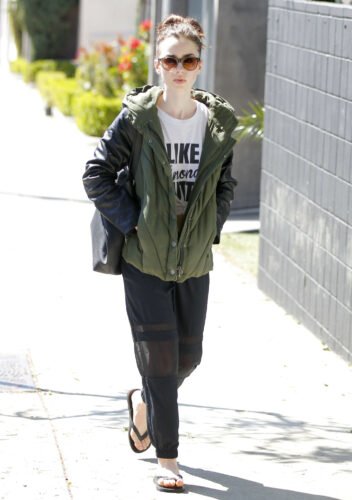 Lily Collins Feet Toes And Soles 999