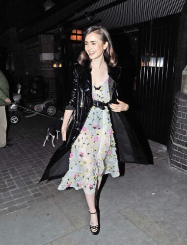 Lily Collins Feet Toes And Soles 1033
