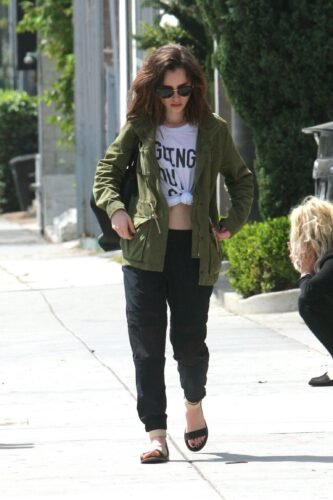 Lily Collins Feet Toes And Soles 1040