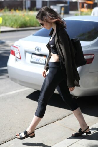 Lily Collins Feet Toes And Soles 1048