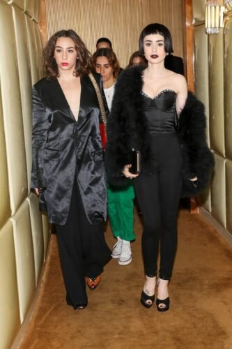 Lily Collins Feet Toes And Soles 1051