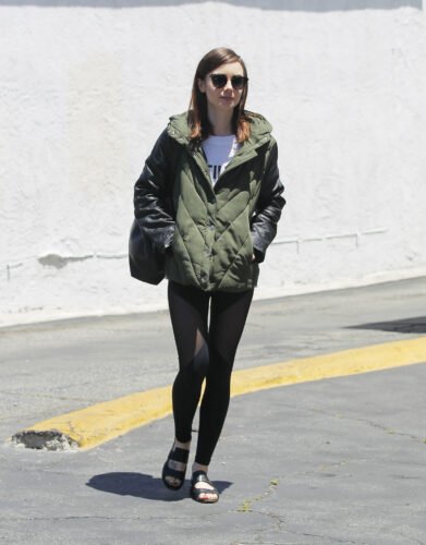 Lily Collins Feet Toes And Soles 1053