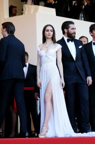 Lily Collins Feet Toes And Soles 1059