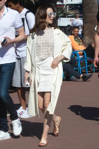 Lily Collins Feet Toes And Soles 1063