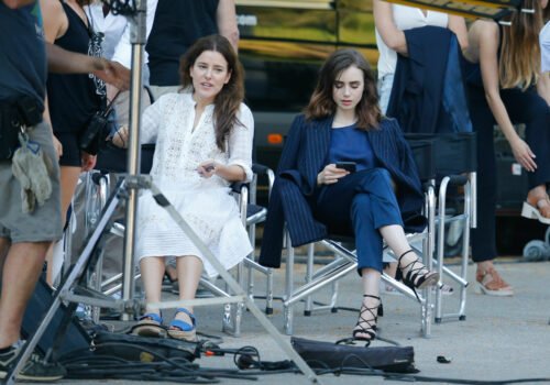 Lily Collins Feet Toes And Soles 1093