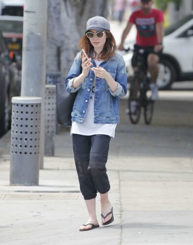 Lily Collins Feet Toes And Soles 1123