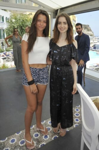 Lily Collins Feet Toes And Soles 1128