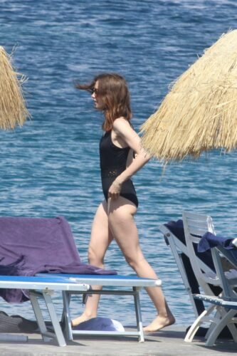 Lily Collins Feet Toes And Soles 1132