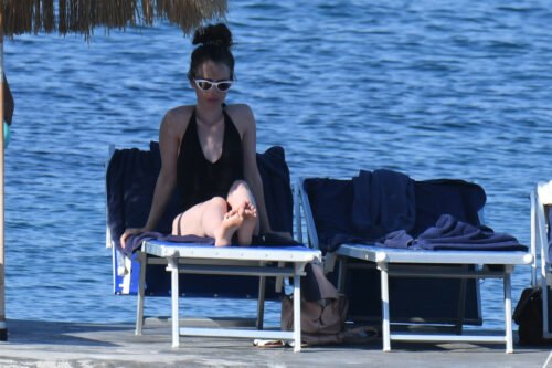 Lily Collins Feet Toes And Soles 1317