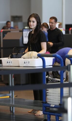 Lily Collins Feet Toes And Soles 1330