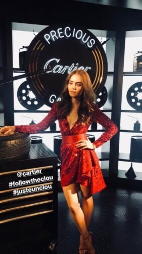 Lily Collins Feet Toes And Soles 1342