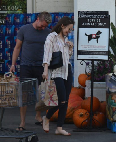Lily Collins Feet Toes And Soles 1354