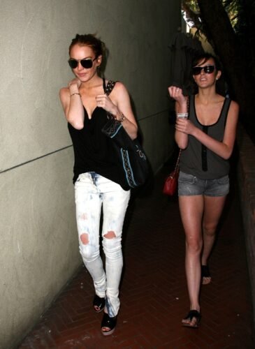 Lindsay Lohan Feet Toes And Soles 495