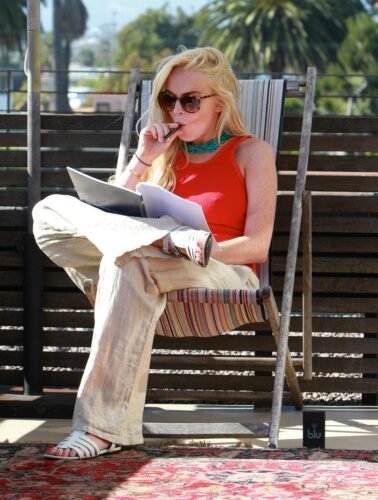 Lindsay Lohan Feet Toes And Soles 641