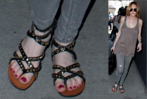 Lindsay Lohan Feet Toes And Soles 897